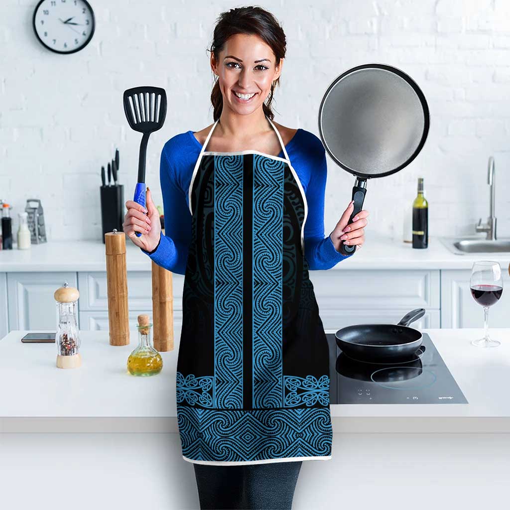 New Zealand Maori Kowhaiwhai Apron Kikorangi Maui and Mangopare LT9 - Polynesian Pride