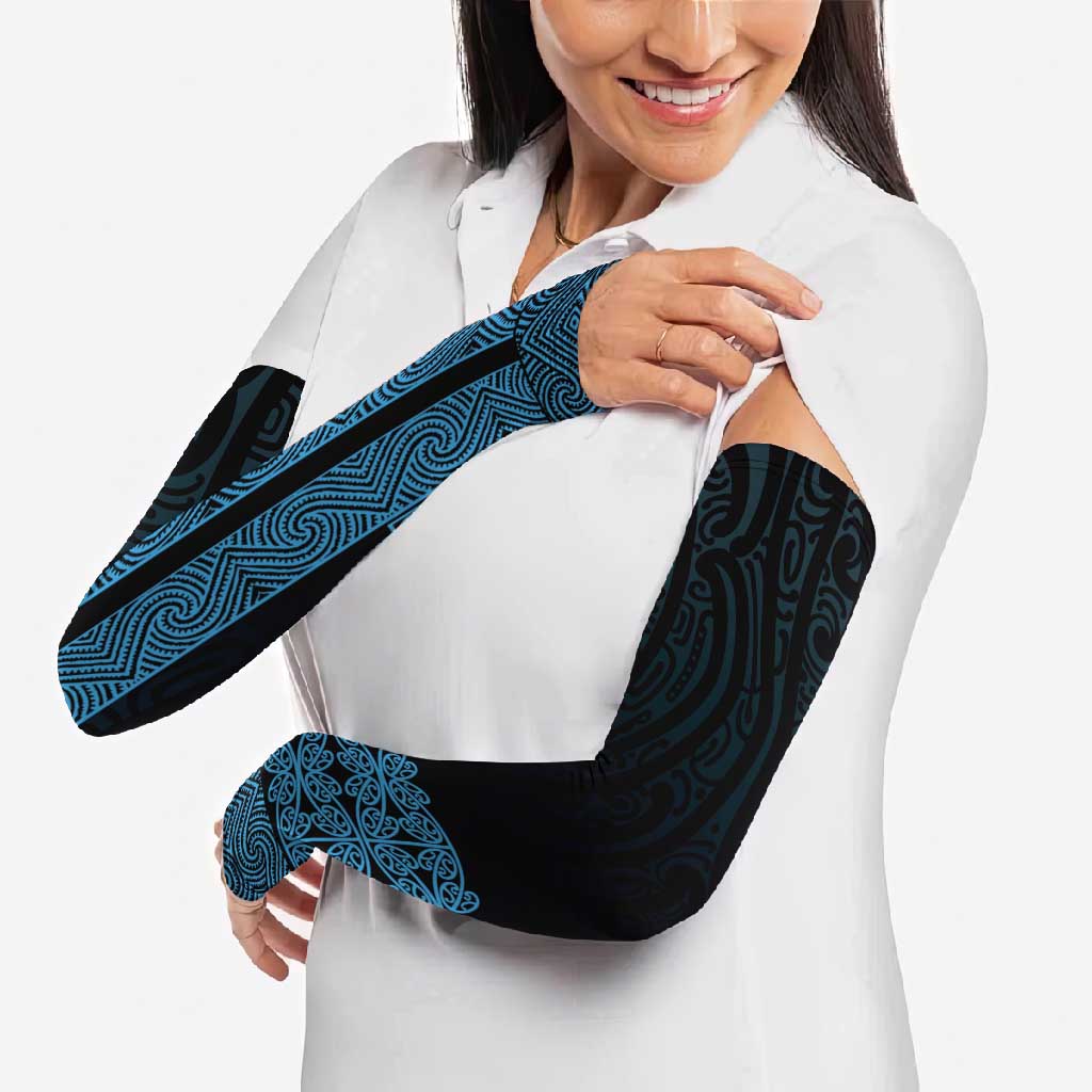 New Zealand Maori Kowhaiwhai Arm Sleeves Kikorangi Maui and Mangopare LT9 - Polynesian Pride