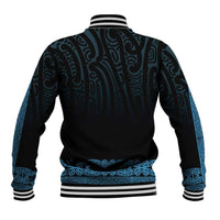 New Zealand Maori Kowhaiwhai Baseball Jacket Kikorangi Maui and Mangopare LT9 - Polynesian Pride