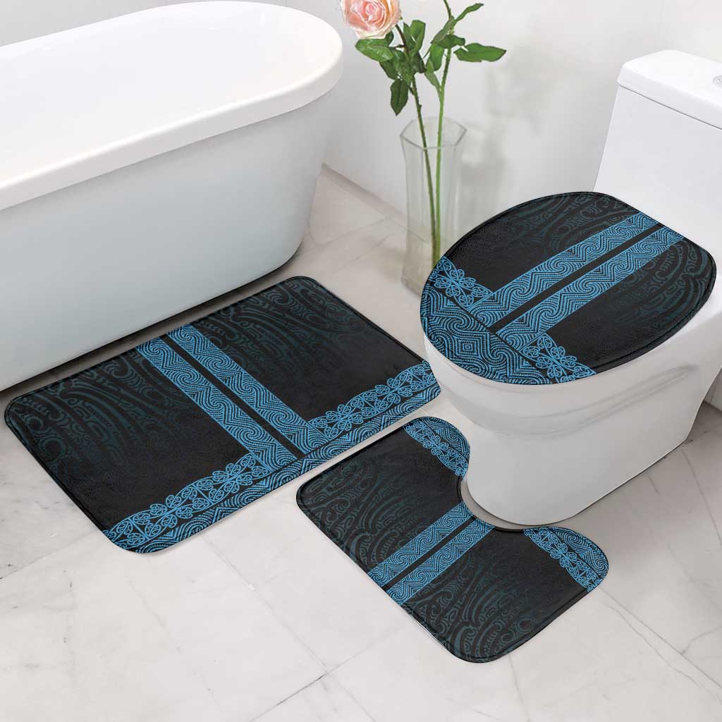 New Zealand Maori Kowhaiwhai Bathroom Set Kikorangi Maui and Mangopare LT9 - Polynesian Pride