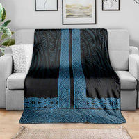 New Zealand Maori Kowhaiwhai Blanket Kikorangi Maui and Mangopare LT9 - Polynesian Pride
