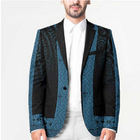 New Zealand Maori Kowhaiwhai Blazer Kikorangi Maui and Mangopare LT9 - Polynesian Pride