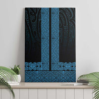 New Zealand Maori Kowhaiwhai Canvas Wall Art Kikorangi Maui and Mangopare LT9 - Polynesian Pride