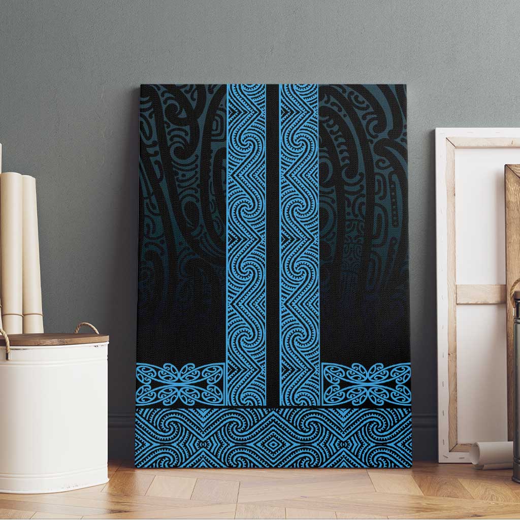 New Zealand Maori Kowhaiwhai Canvas Wall Art Kikorangi Maui and Mangopare LT9 - Polynesian Pride