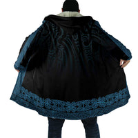 New Zealand Maori Kowhaiwhai Cloak Kikorangi Maui and Mangopare LT9 - Polynesian Pride
