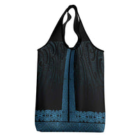 New Zealand Maori Kowhaiwhai Grocery Bag Kikorangi Maui and Mangopare LT9 - Polynesian Pride