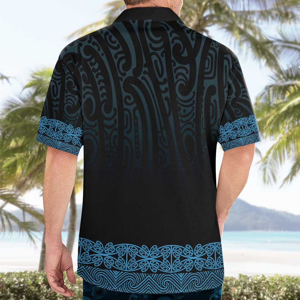 New Zealand Maori Kowhaiwhai Hawaiian Shirt Kikorangi Maui and Mangopare LT9 - Polynesian Pride
