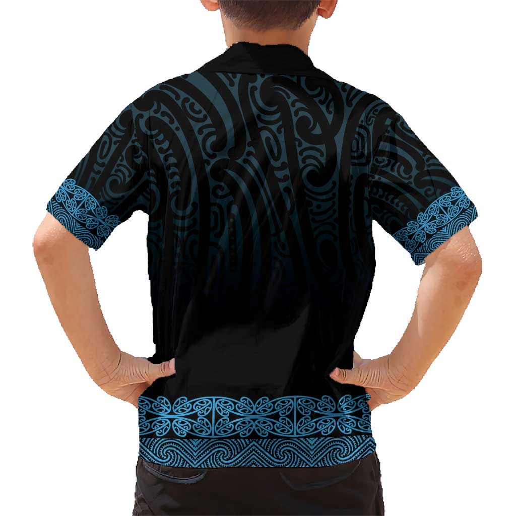 New Zealand Maori Kowhaiwhai Hawaiian Shirt Kikorangi Maui and Mangopare LT9 - Polynesian Pride