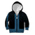 New Zealand Maori Kowhaiwhai Kid Hoodie Kikorangi Maui and Mangopare