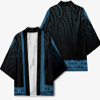 New Zealand Maori Kowhaiwhai Kimono Kikorangi Maui and Mangopare LT9 - Polynesian Pride