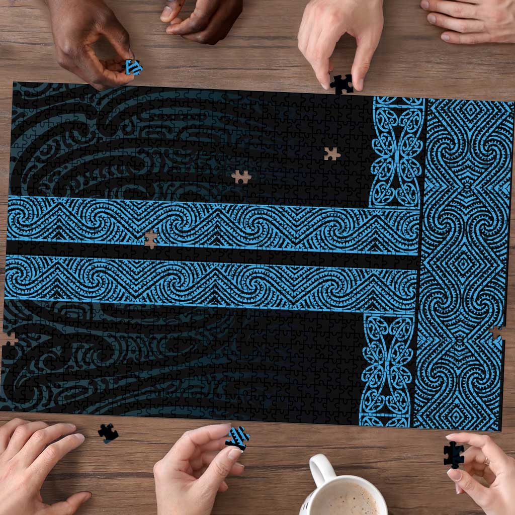 New Zealand Maori Kowhaiwhai Puzzle Kikorangi Maui and Mangopare LT9 - Polynesian Pride