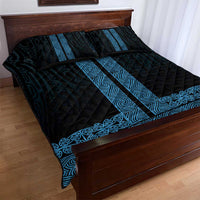 New Zealand Maori Kowhaiwhai Quilt Bed Set Kikorangi Maui and Mangopare LT9 - Polynesian Pride