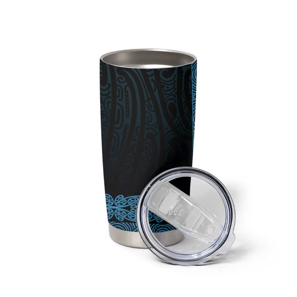 New Zealand Maori Kowhaiwhai Tumbler Cup Kikorangi Maui and Mangopare LT9 - Polynesian Pride
