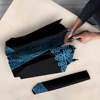 New Zealand Maori Kowhaiwhai Umbrella Kikorangi Maui and Mangopare LT9 - Polynesian Pride