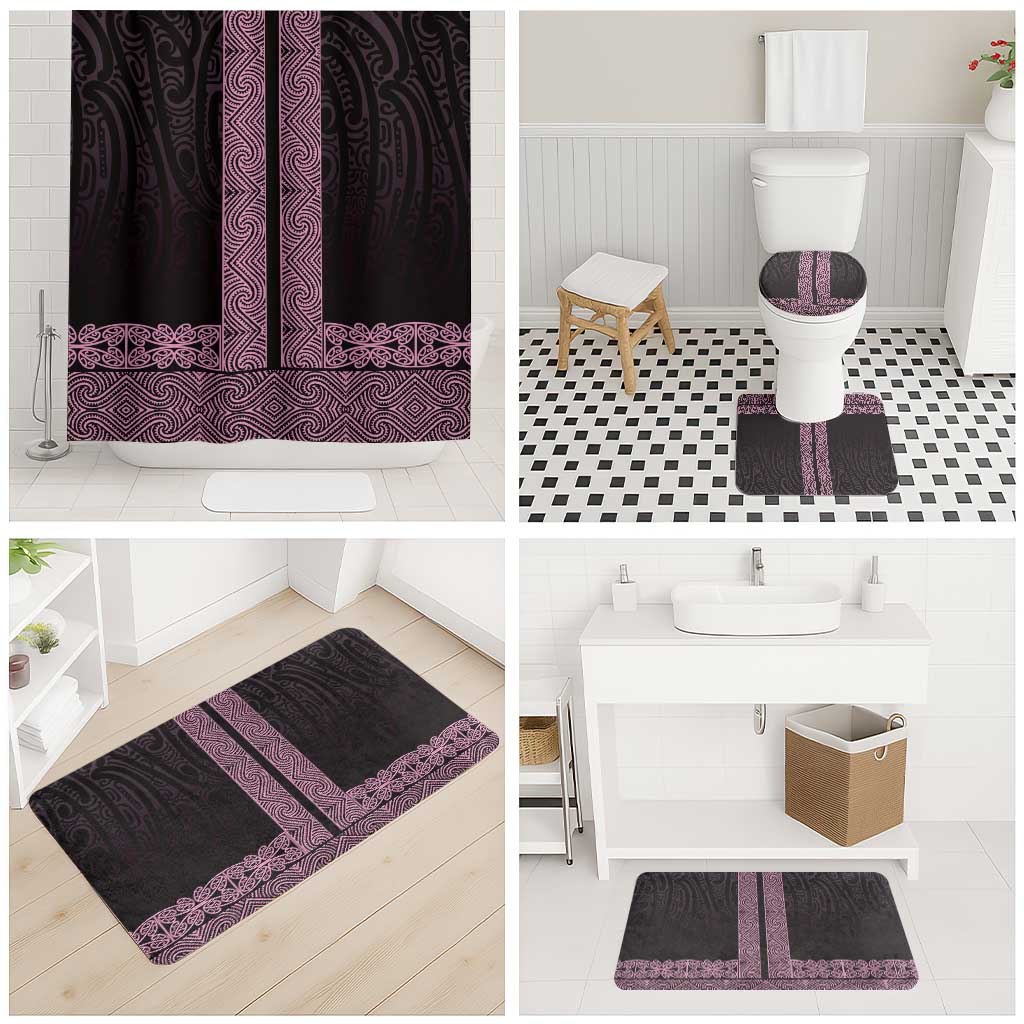 New Zealand Maori Kowhaiwhai Bathroom Set Mawhero Maui and Mangopare LT9 - Polynesian Pride