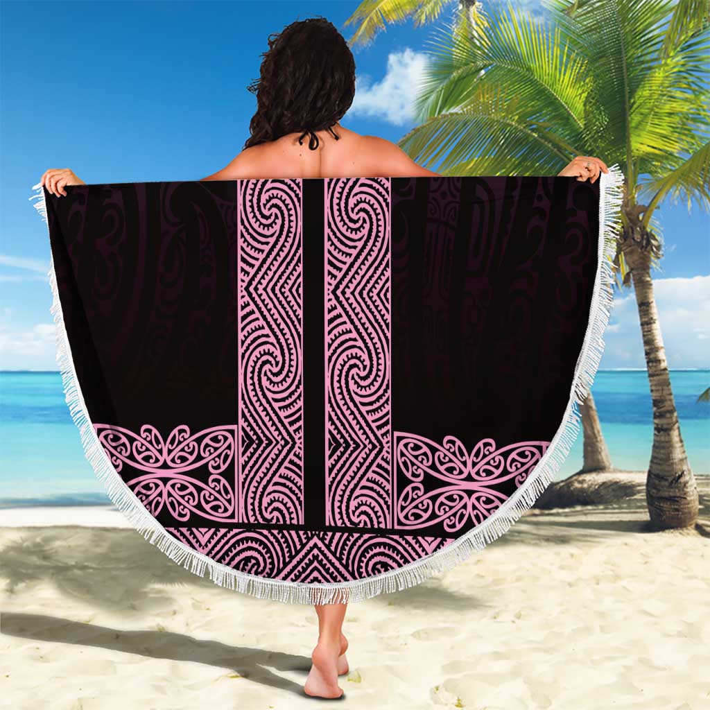 New Zealand Maori Kowhaiwhai Beach Blanket Mawhero Maui and Mangopare LT9 - Polynesian Pride