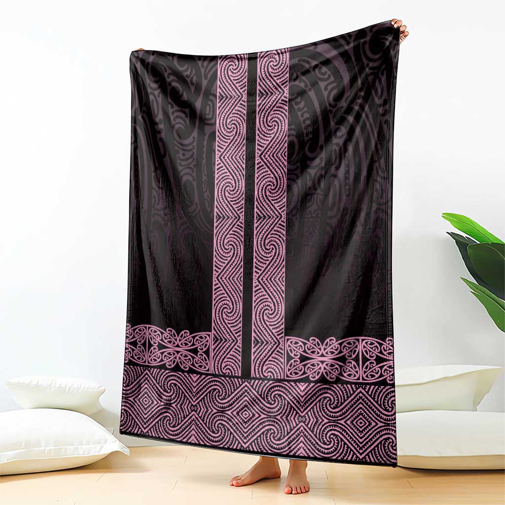 New Zealand Maori Kowhaiwhai Blanket Mawhero Maui and Mangopare LT9 - Polynesian Pride