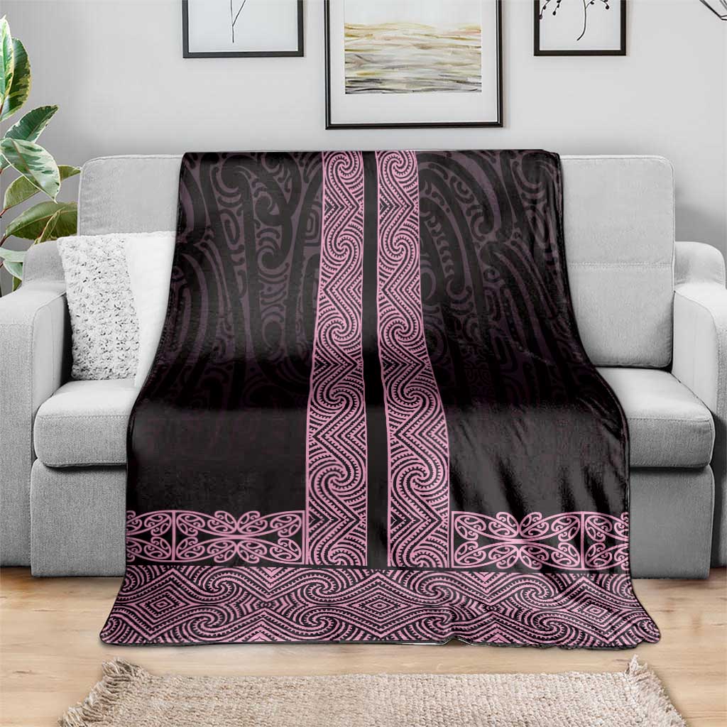 New Zealand Maori Kowhaiwhai Blanket Mawhero Maui and Mangopare LT9 - Polynesian Pride