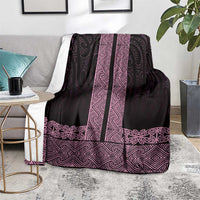 New Zealand Maori Kowhaiwhai Blanket Mawhero Maui and Mangopare LT9 - Polynesian Pride