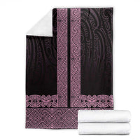 New Zealand Maori Kowhaiwhai Blanket Mawhero Maui and Mangopare LT9 - Polynesian Pride