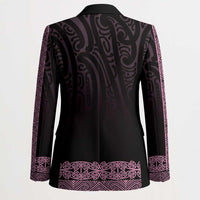 New Zealand Maori Kowhaiwhai Blazer Mawhero Maui and Mangopare LT9 - Polynesian Pride