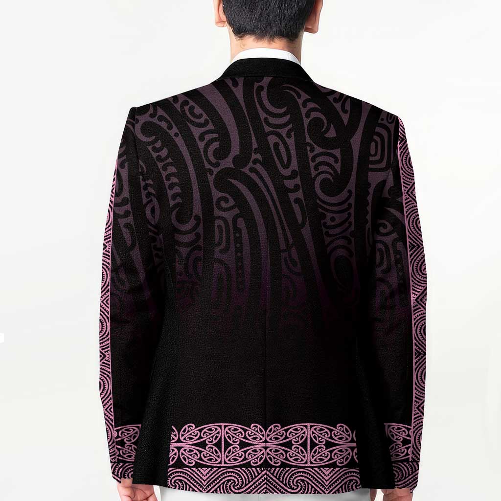 New Zealand Maori Kowhaiwhai Blazer Mawhero Maui and Mangopare LT9 - Polynesian Pride