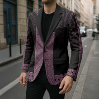New Zealand Maori Kowhaiwhai Blazer Mawhero Maui and Mangopare LT9 - Polynesian Pride