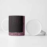 New Zealand Maori Kowhaiwhai Ceramic Mug Mawhero Maui and Mangopare LT9 - Polynesian Pride