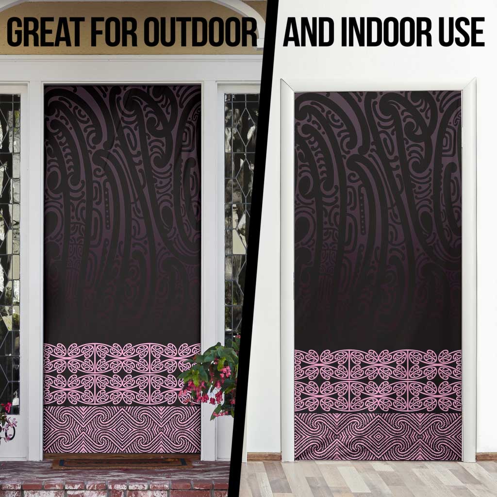 New Zealand Maori Kowhaiwhai Door Cover Mawhero Maui and Mangopare LT9 - Polynesian Pride
