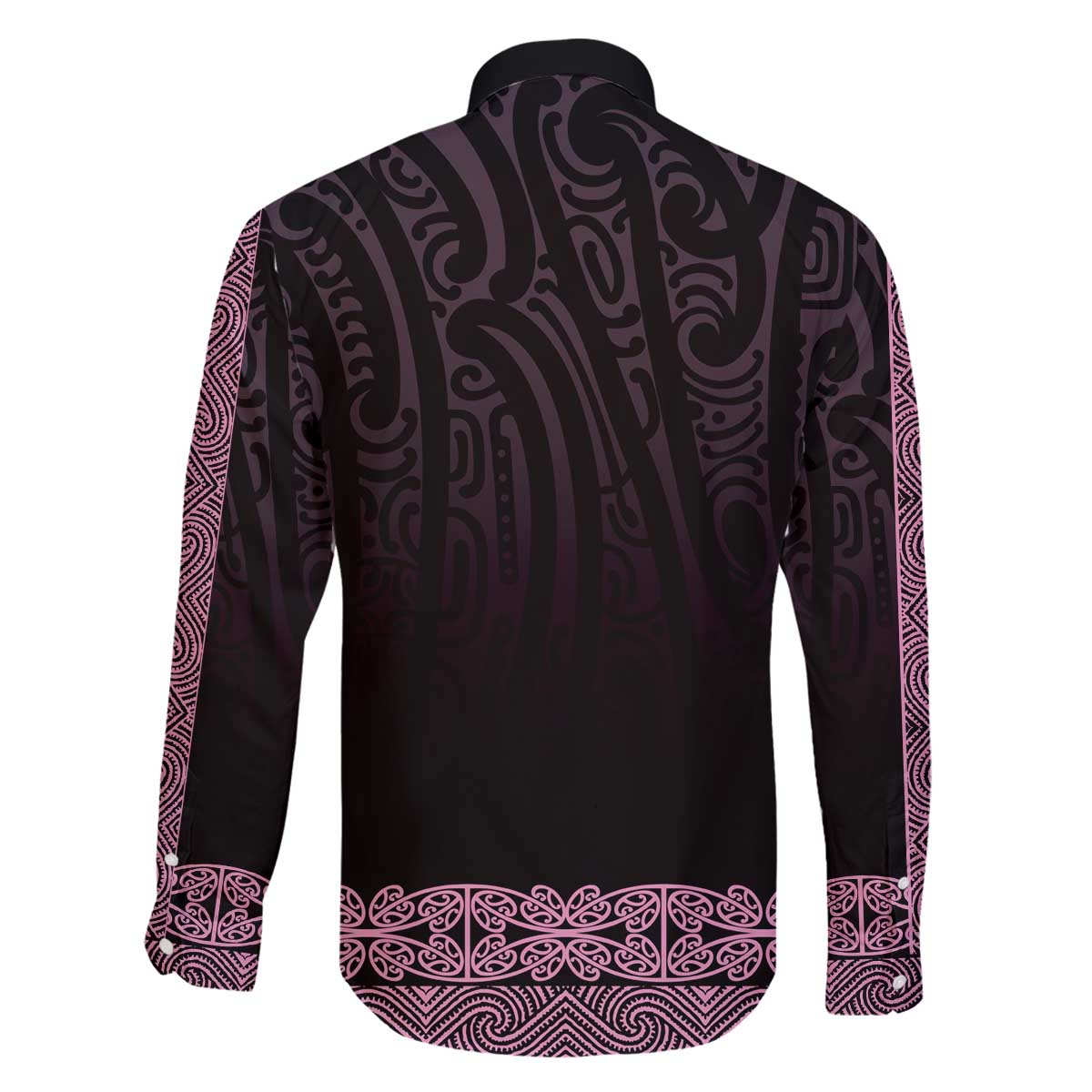 New Zealand Maori Kowhaiwhai Family Matching Off The Shoulder Long Sleeve Dress and Hawaiian Shirt Mawhero Maui and Mangopare LT9 - Polynesian Pride