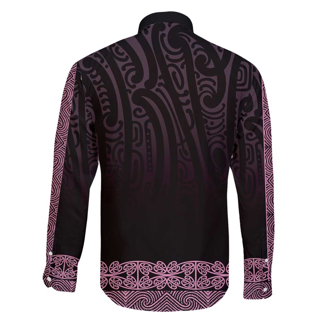 New Zealand Maori Kowhaiwhai Family Matching Off Shoulder Maxi Dress and Hawaiian Shirt Mawhero Maui and Mangopare LT9 - Polynesian Pride