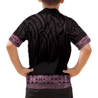 New Zealand Maori Kowhaiwhai Family Matching Puletasi and Hawaiian Shirt Mawhero Maui and Mangopare LT9 - Polynesian Pride