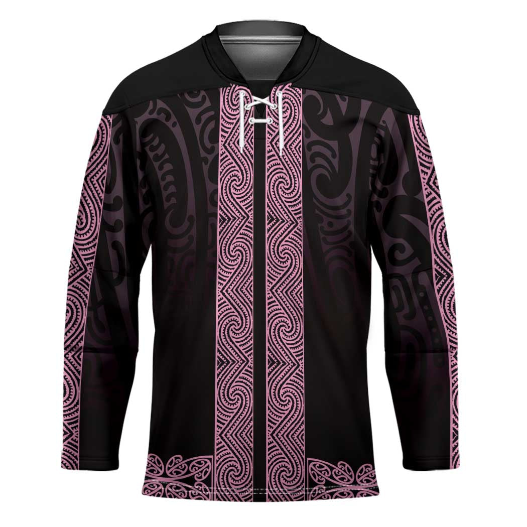 New Zealand Maori Kowhaiwhai Hockey Jersey Mawhero Maui and Mangopare - Polynesian Pride