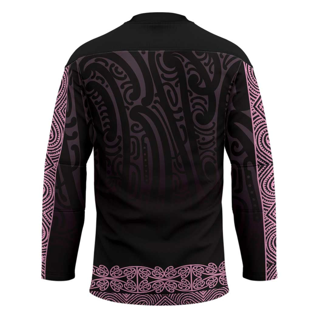 New Zealand Maori Kowhaiwhai Hockey Jersey Mawhero Maui and Mangopare LT9 - Polynesian Pride