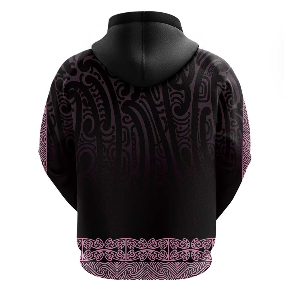 New Zealand Maori Kowhaiwhai Hoodie Mawhero Maui and Mangopare LT9 - Polynesian Pride