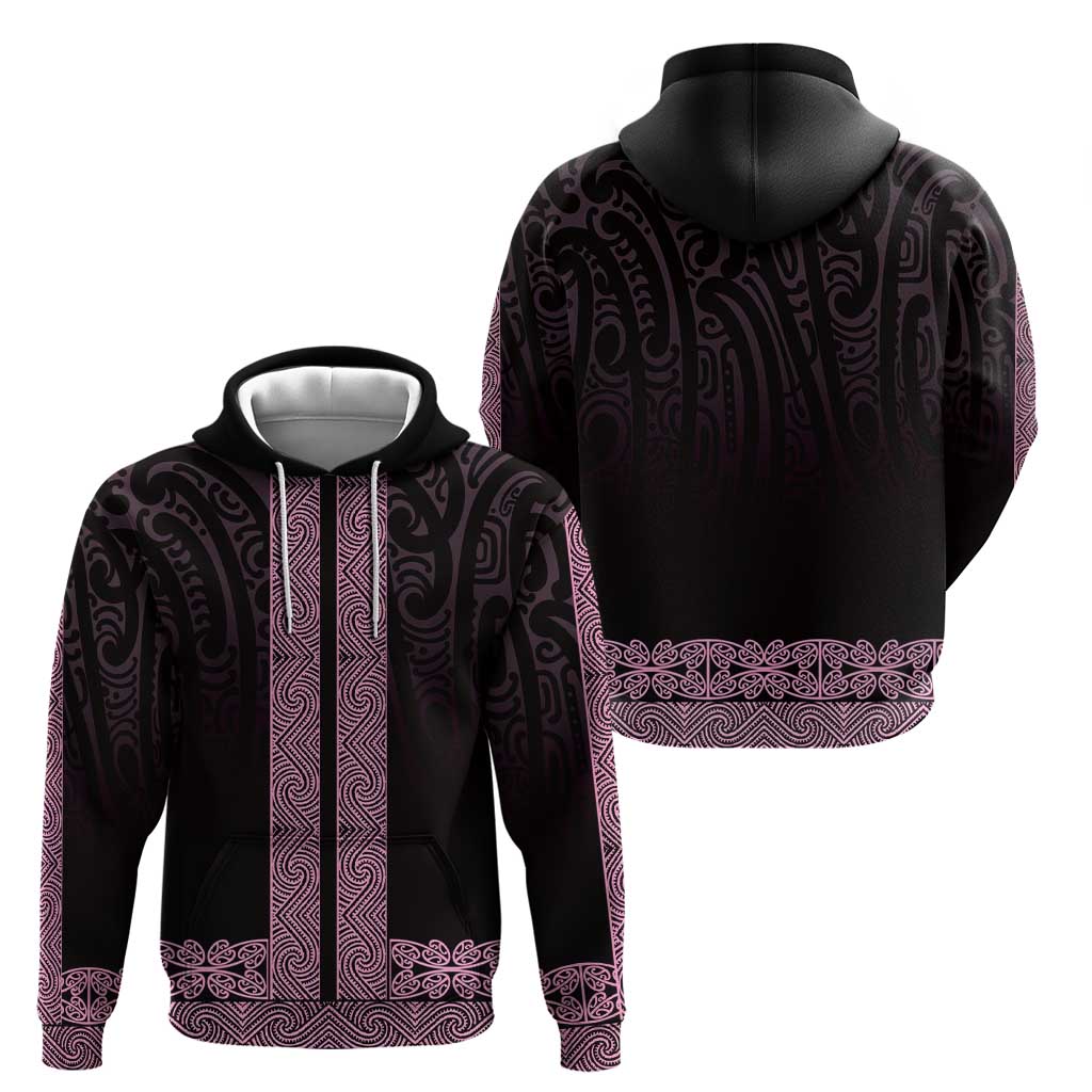 New Zealand Maori Kowhaiwhai Hoodie Mawhero Maui and Mangopare LT9 - Polynesian Pride