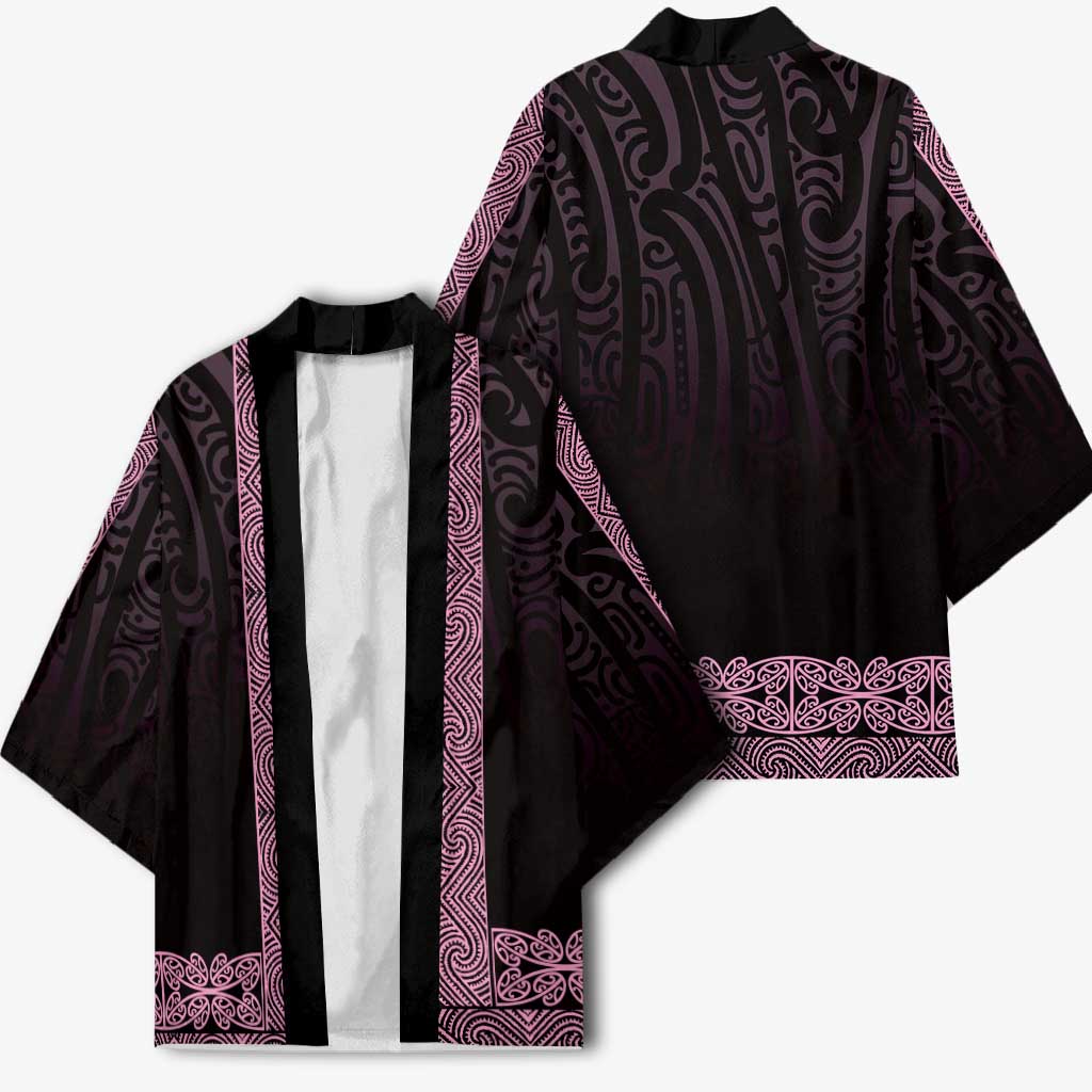 New Zealand Maori Kowhaiwhai Kimono Mawhero Maui and Mangopare LT9 - Polynesian Pride