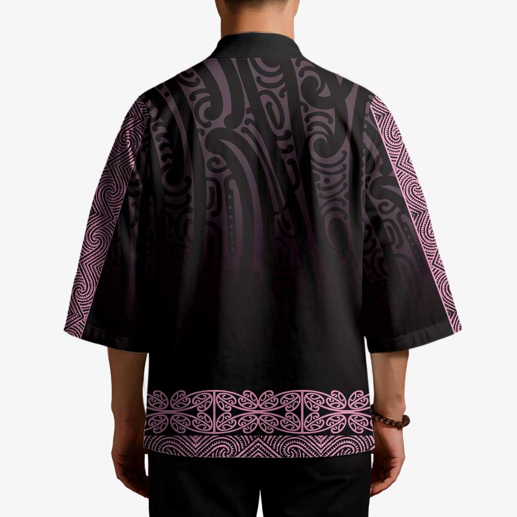 New Zealand Maori Kowhaiwhai Kimono Mawhero Maui and Mangopare LT9 - Polynesian Pride