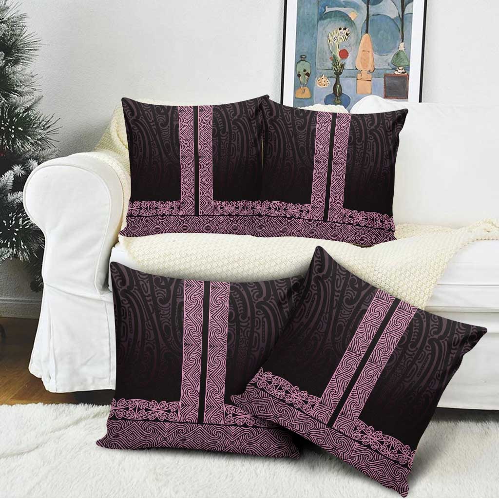New Zealand Maori Kowhaiwhai Pillow Cover Mawhero Maui and Mangopare LT9 - Polynesian Pride