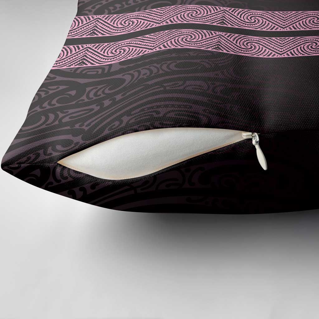 New Zealand Maori Kowhaiwhai Pillow Cover Mawhero Maui and Mangopare LT9 - Polynesian Pride