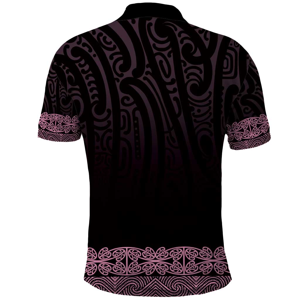 New Zealand Maori Kowhaiwhai Polo Shirt Mawhero Maui and Mangopare LT9 - Polynesian Pride