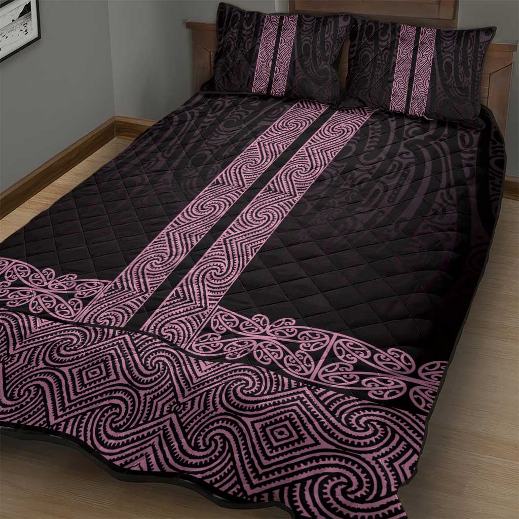 New Zealand Maori Kowhaiwhai Quilt Bed Set Mawhero Maui and Mangopare LT9 - Polynesian Pride