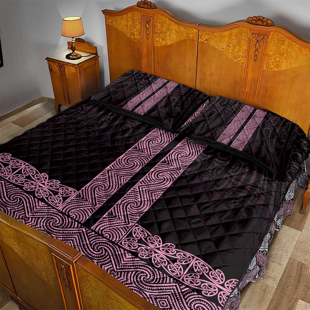 New Zealand Maori Kowhaiwhai Quilt Bed Set Mawhero Maui and Mangopare LT9 - Polynesian Pride
