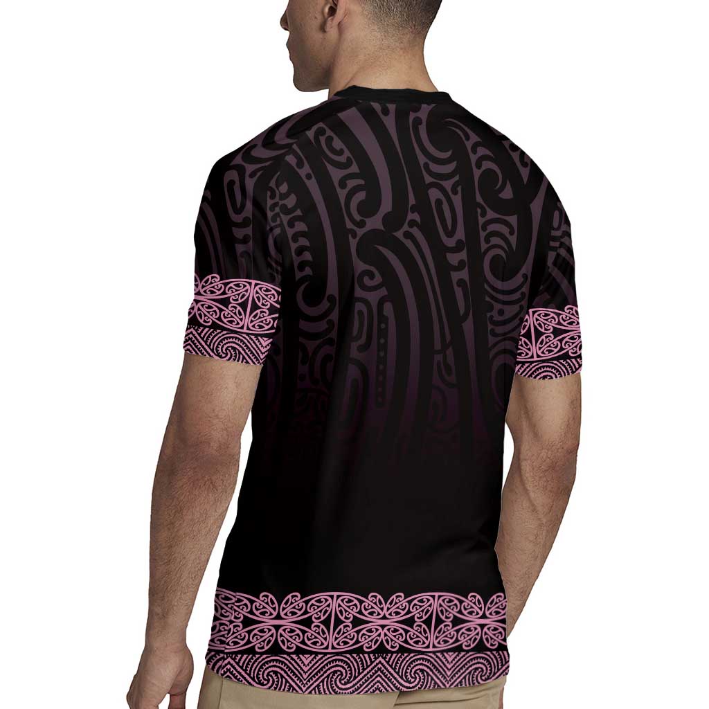 New Zealand Maori Kowhaiwhai Rugby Jersey Mawhero Maui and Mangopare LT9 - Polynesian Pride