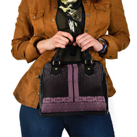 New Zealand Maori Kowhaiwhai Shoulder Handbag Mawhero Maui and Mangopare LT9 - Polynesian Pride