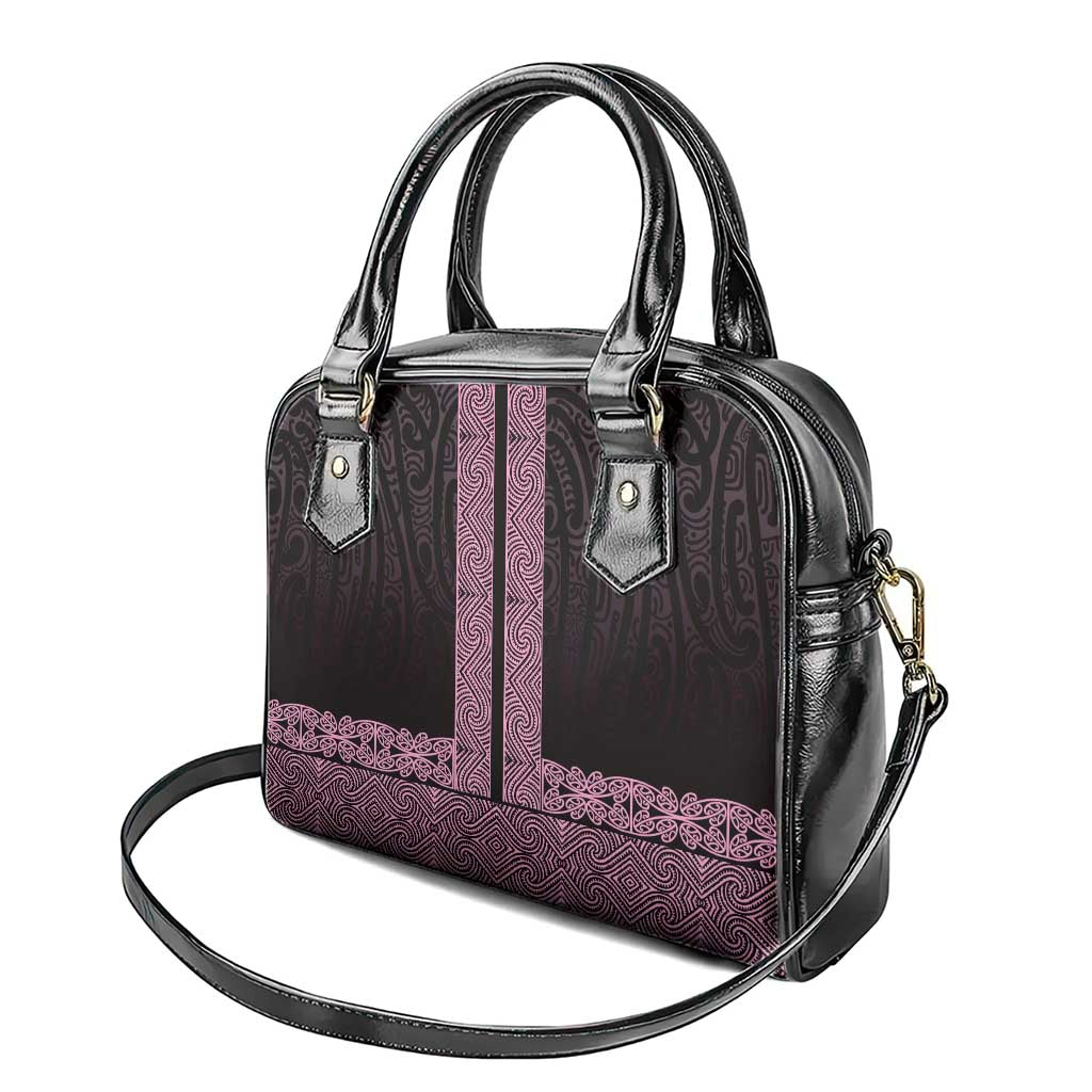 New Zealand Maori Kowhaiwhai Shoulder Handbag Mawhero Maui and Mangopare LT9 - Polynesian Pride
