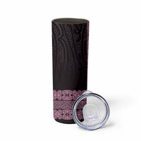 New Zealand Maori Kowhaiwhai Skinny Tumbler Mawhero Maui and Mangopare LT9 - Polynesian Pride