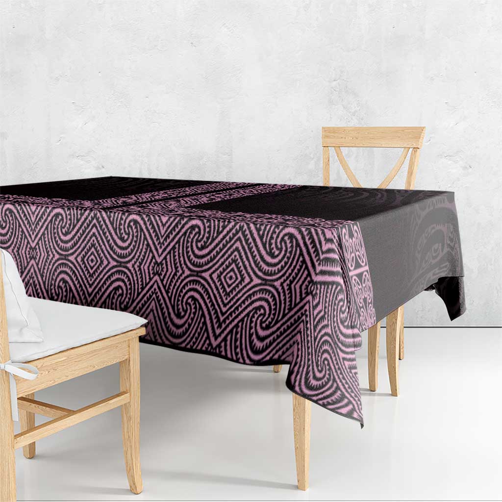 New Zealand Maori Kowhaiwhai Tablecloth Mawhero Maui and Mangopare LT9 - Polynesian Pride