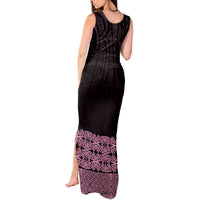 New Zealand Maori Kowhaiwhai Tank Maxi Dress Mawhero Maui and Mangopare LT9 - Polynesian Pride