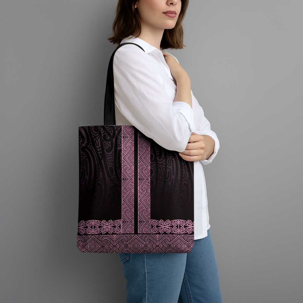 New Zealand Maori Kowhaiwhai Tote Bag Mawhero Maui and Mangopare LT9 - Polynesian Pride